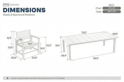 Perli™ Outdoor Dining Set - Table & Chairs