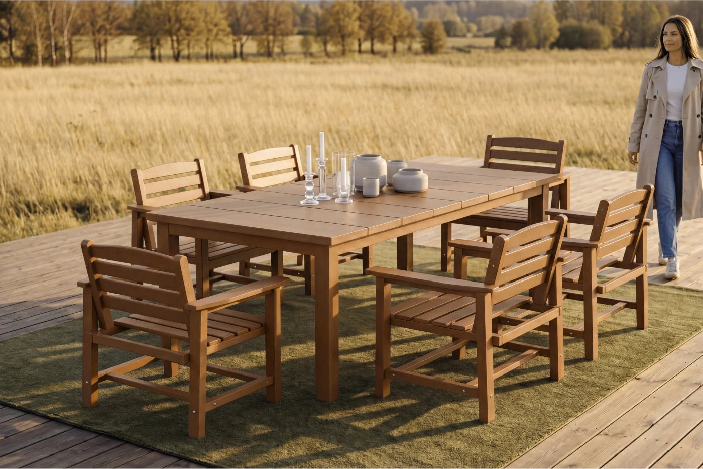 Perli™ Outdoor Dining Set - Table & Chairs