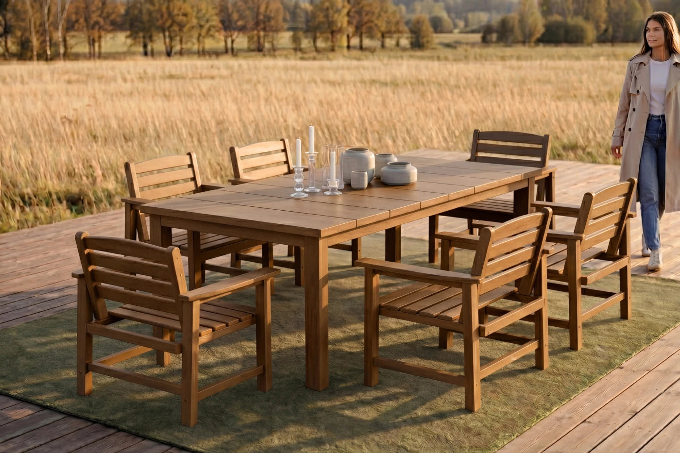 Perli™ Outdoor Dining Set - Table & Chairs