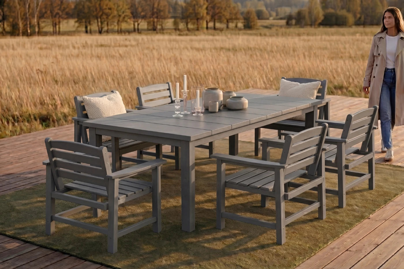Perli™ Outdoor Dining Set - Table & Chairs