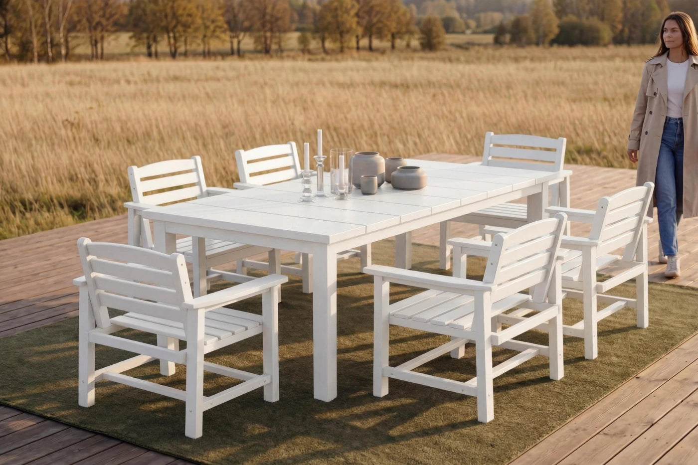 Perli™ Outdoor Dining Set - Table & Chairs