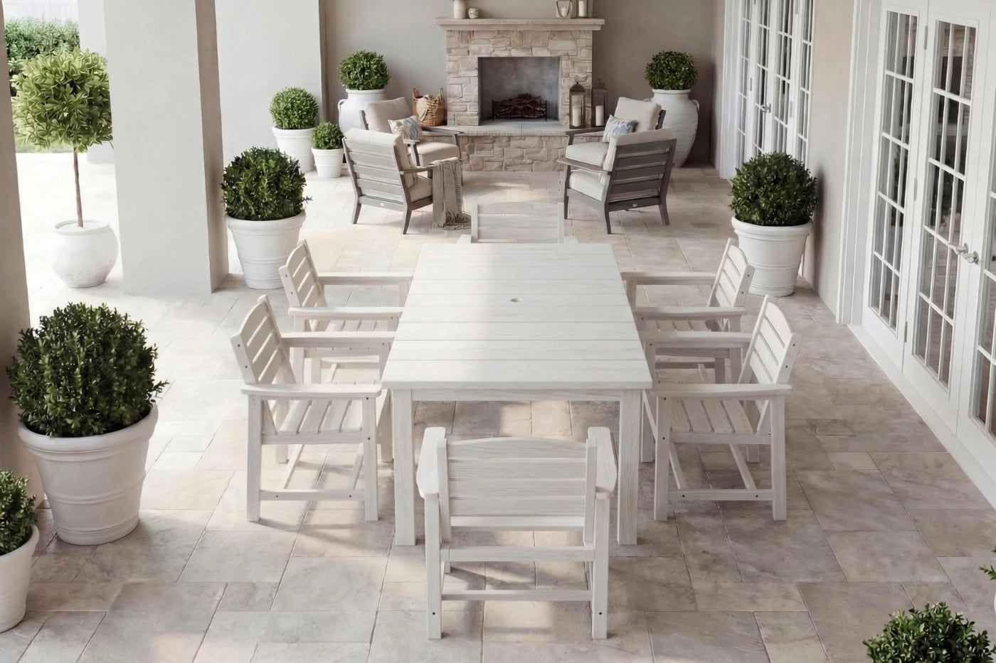 Perli™ Outdoor Dining Set - Table & Chairs