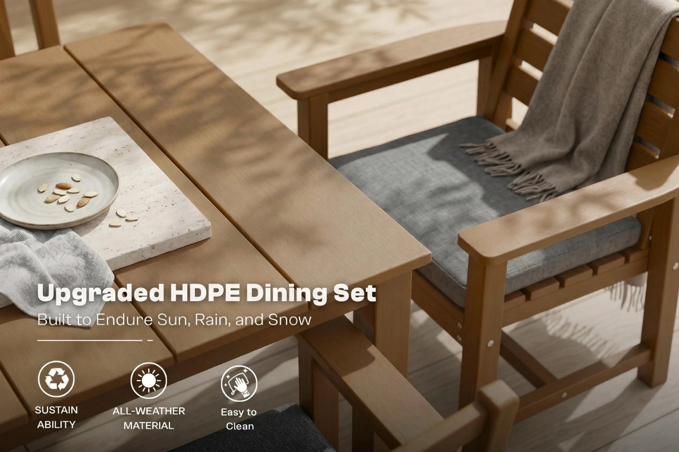 Perli™ Outdoor Dining Set - Table & Chairs