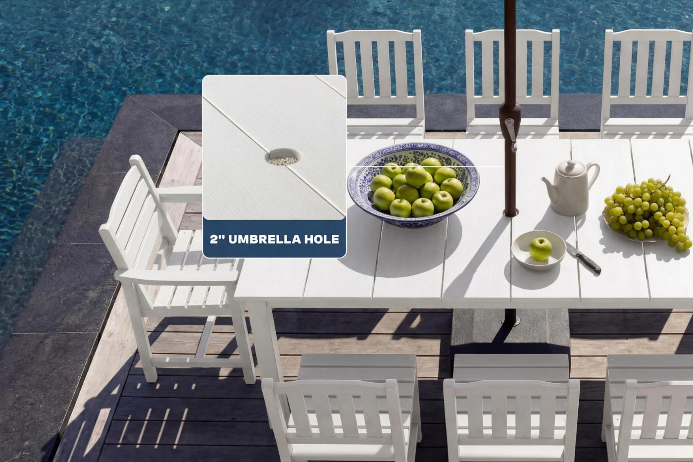 Perli™ Outdoor Dining Set - Table & Chairs