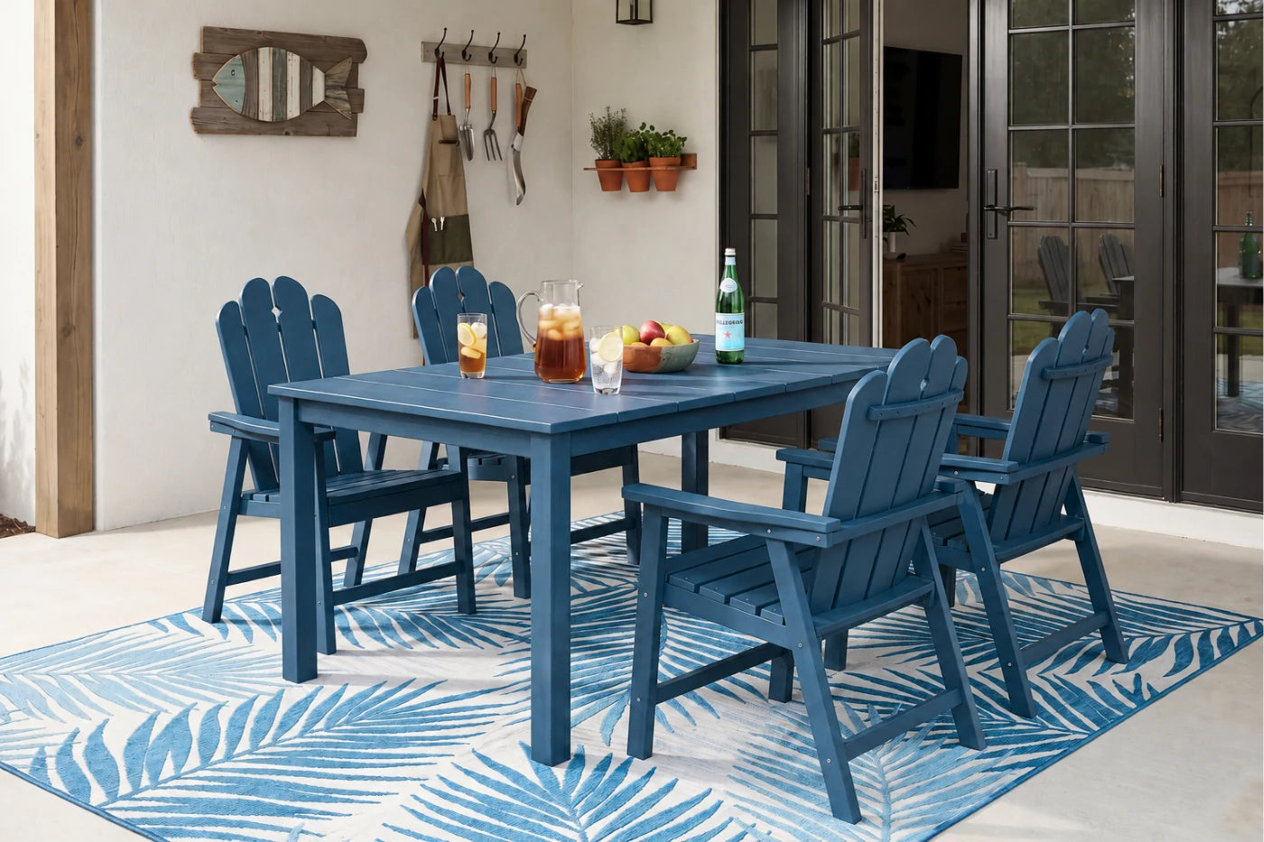 Wave™ All-Weather HDPE Outdoor Dining Set