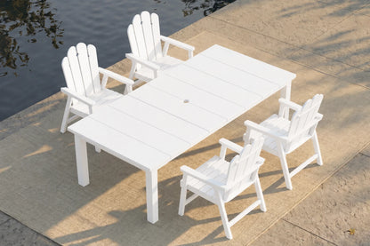 Wave™ All-Weather HDPE Outdoor Dining Set