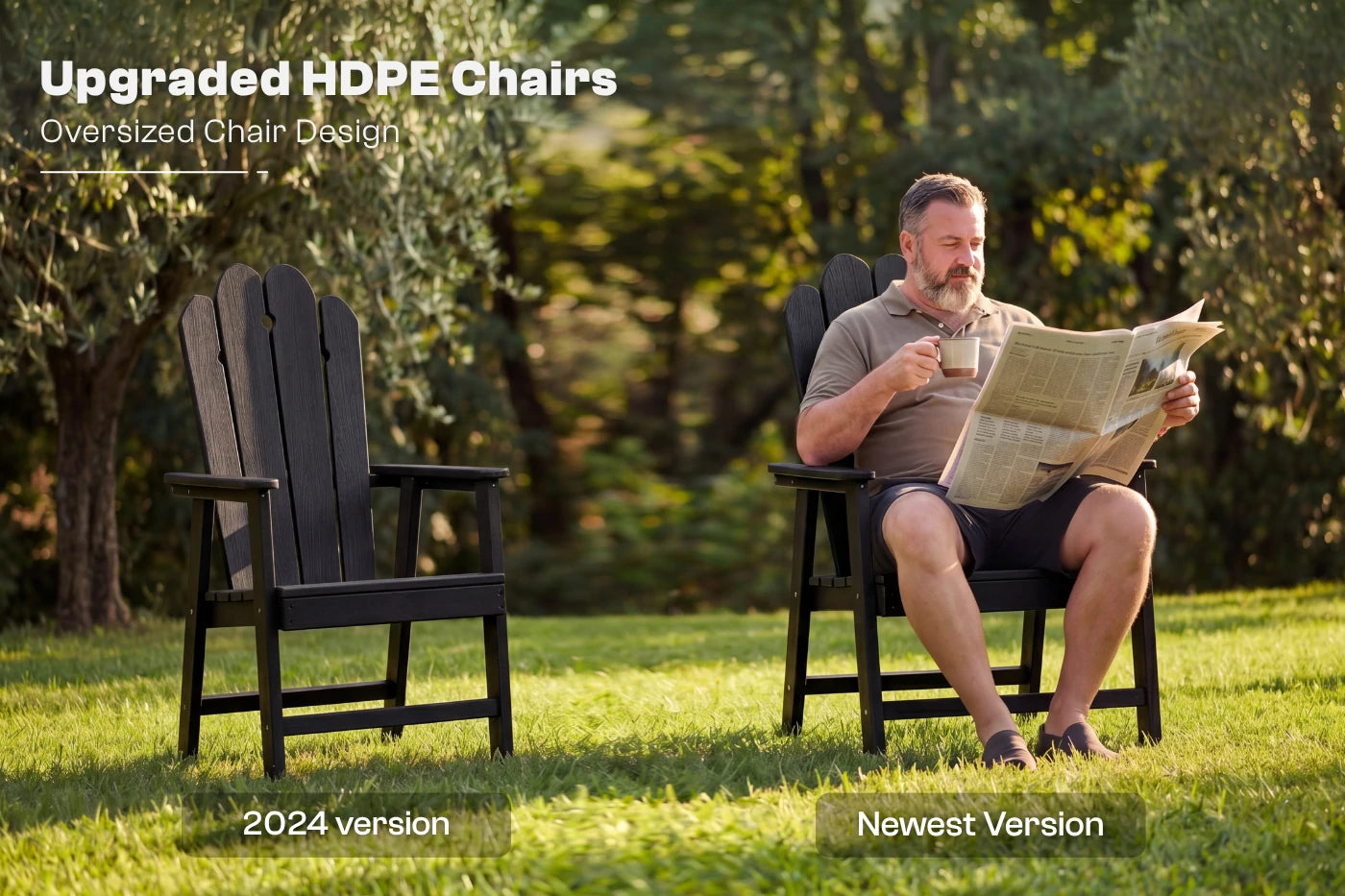 Wave™ All-Weather HDPE Outdoor Dining Set