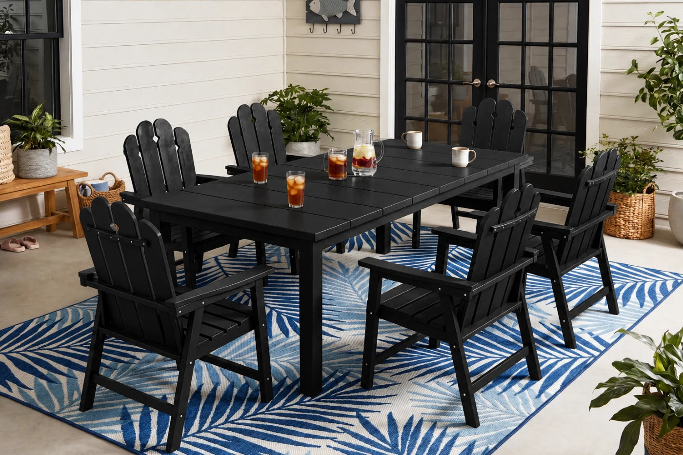Wave™ All-Weather HDPE Outdoor Dining Set