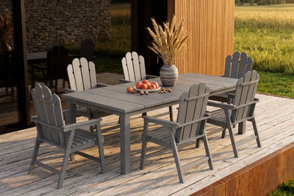 Wave™ All-Weather HDPE Outdoor Dining Set