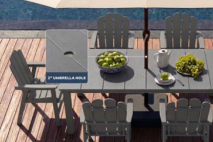 Wave™ All-Weather HDPE Outdoor Dining Set