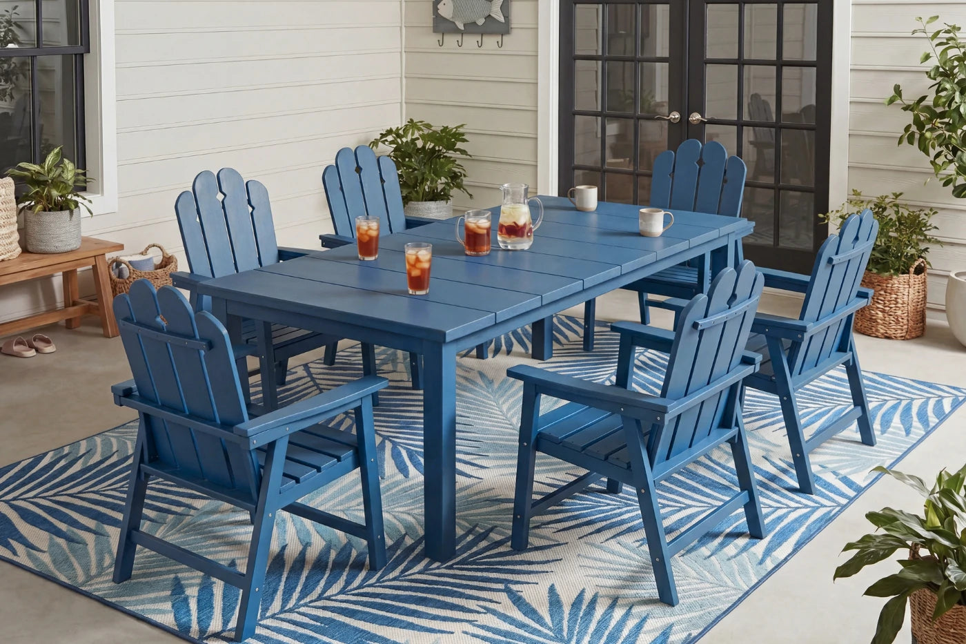 Wave™ All-Weather HDPE Outdoor Dining Set