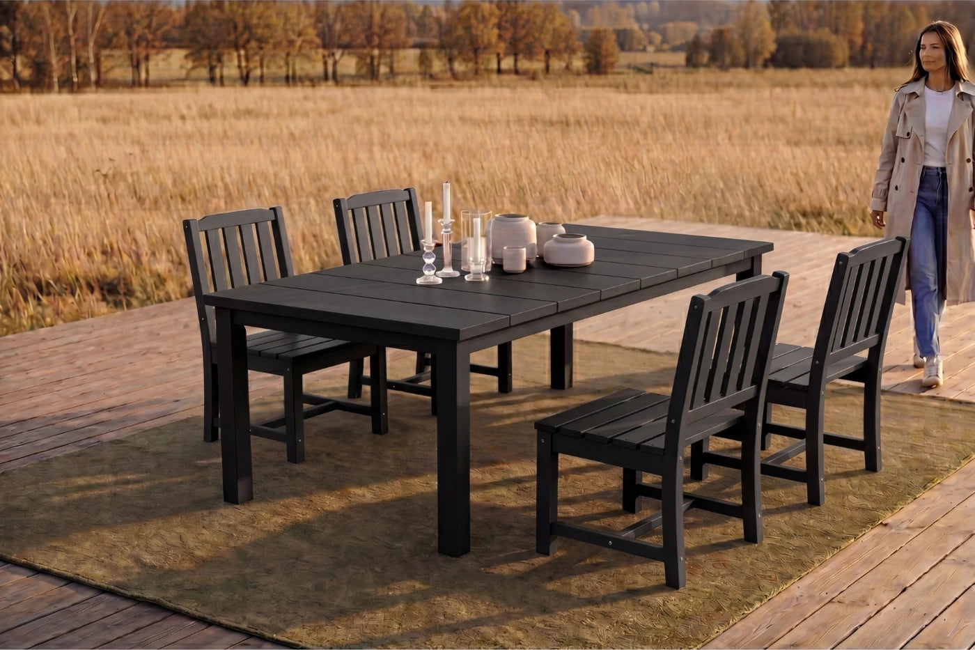 Perli™ Outdoor Dining Set - Table & Chairs