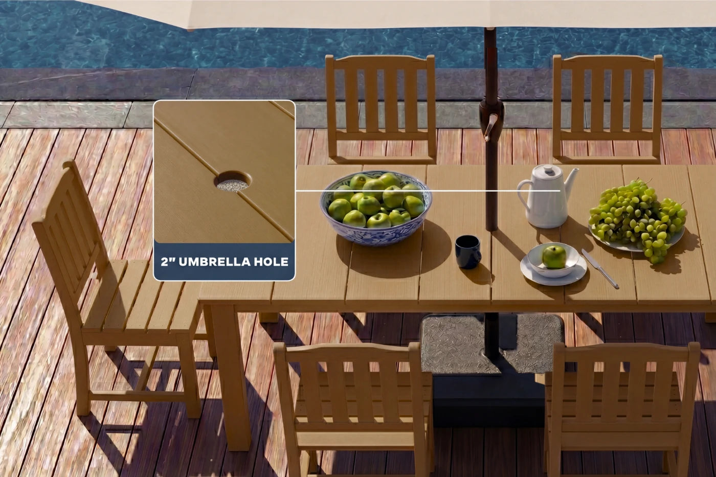 Perli™ Outdoor Dining Set - Table & Chairs