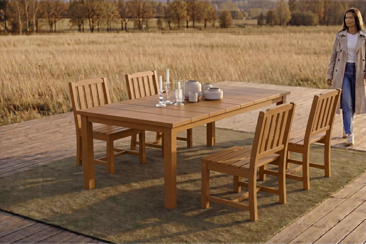 Perli™ Outdoor Dining Set - Table & Chairs