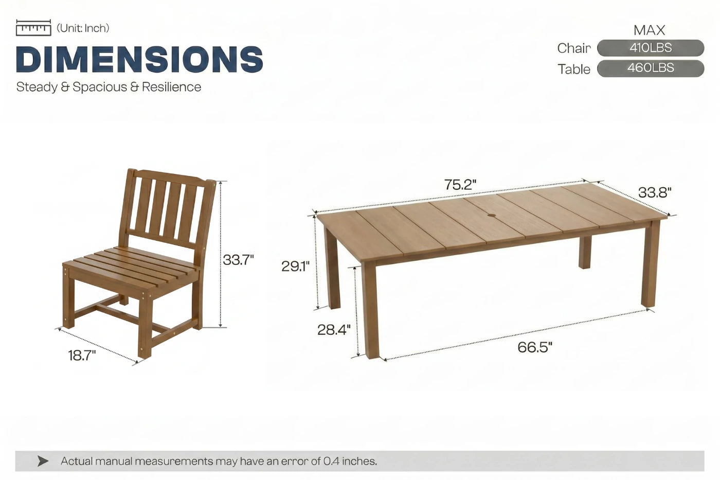 Perli™ Outdoor Dining Set - Table & Chairs