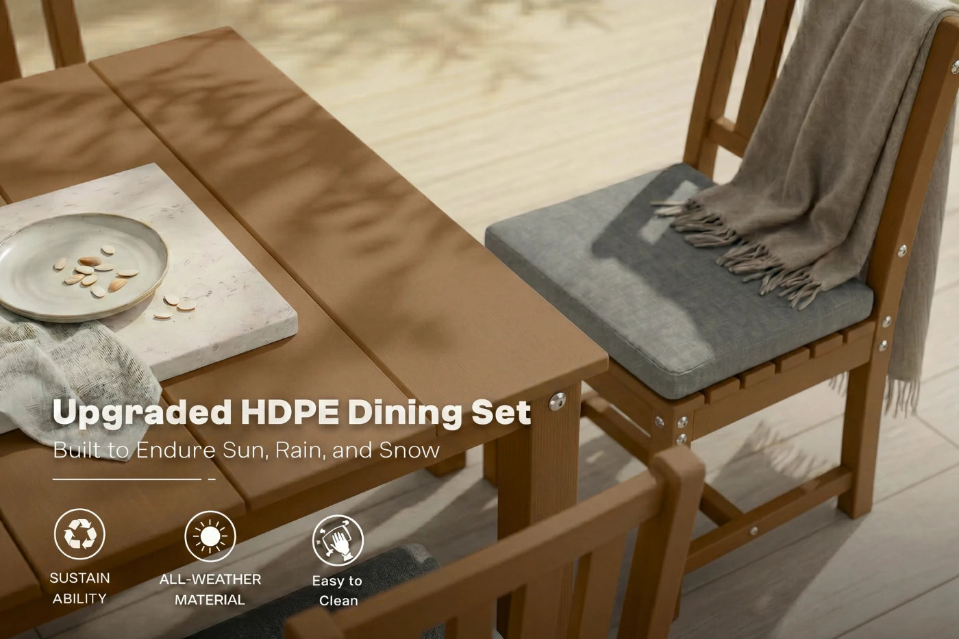 Perli™ Outdoor Dining Set - Table & Chairs