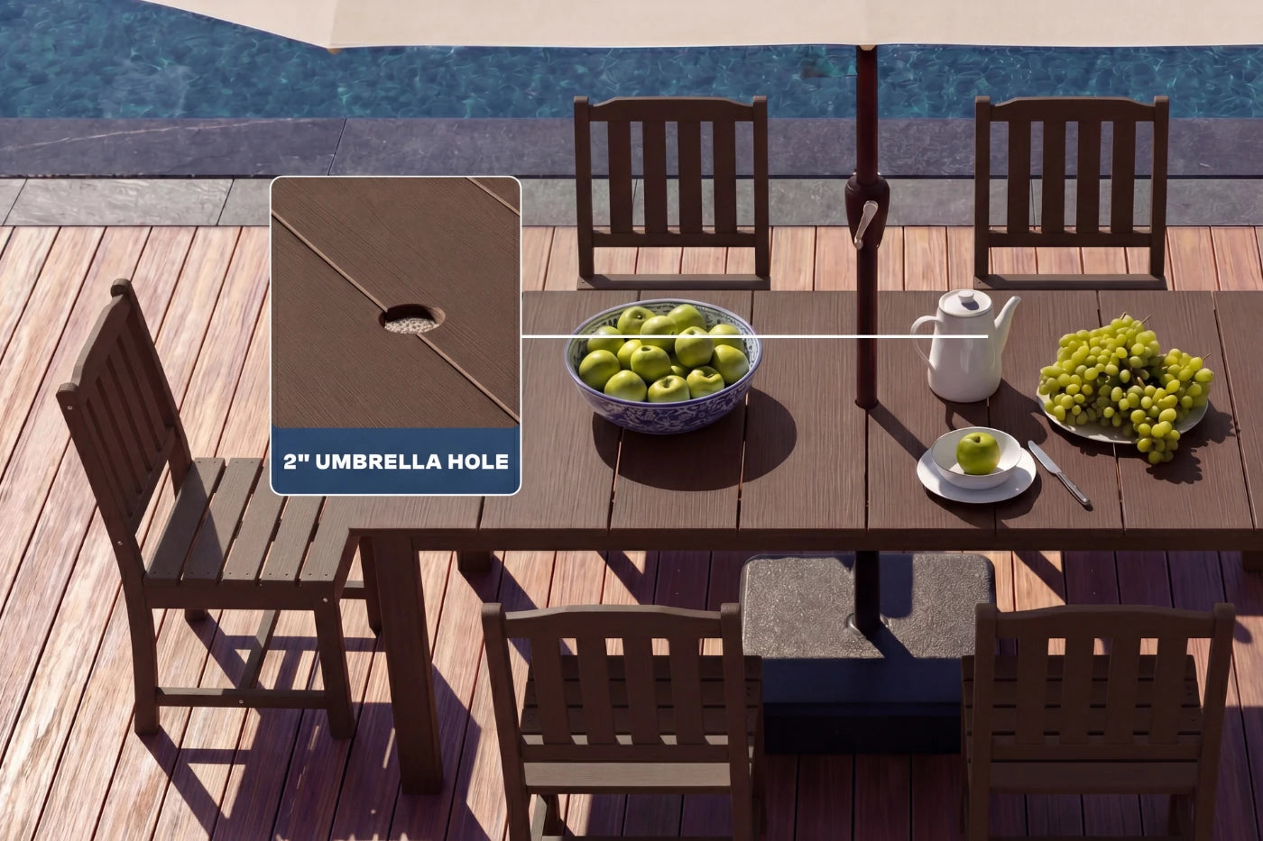 Perli™ Outdoor Dining Set - Table & Chairs