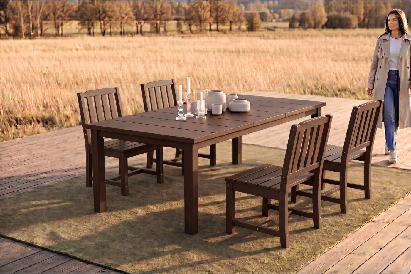 Perli™ Outdoor Dining Set - Table & Chairs
