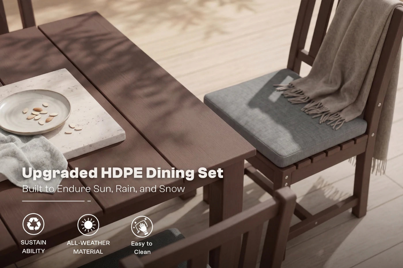 Perli™ Outdoor Dining Set - Table & Chairs