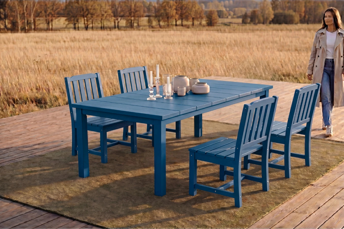 Perli™ Outdoor Dining Set - Table & Chairs