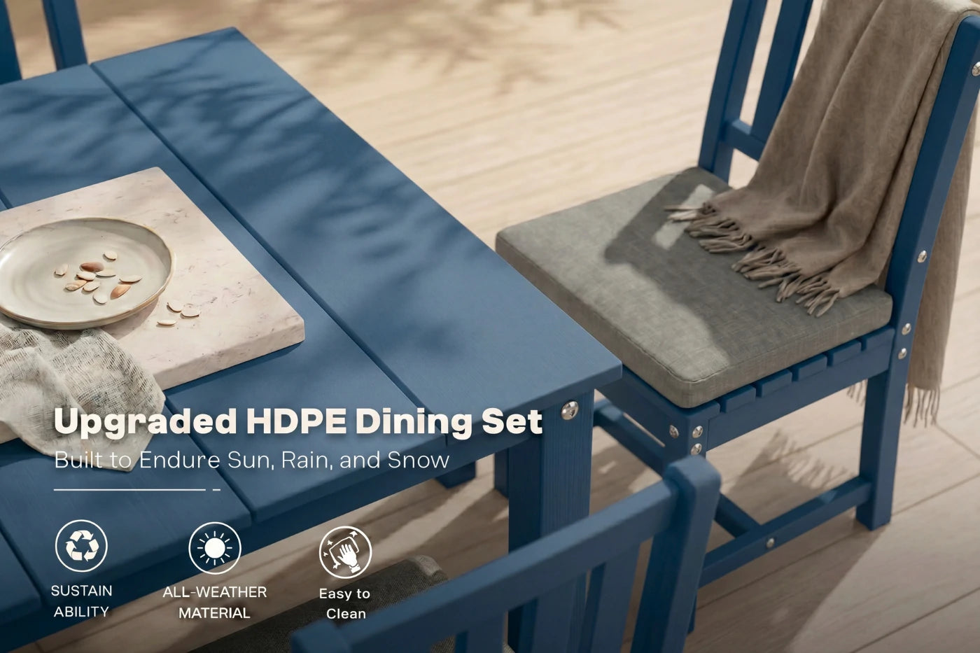 Perli™ Outdoor Dining Set - Table & Chairs