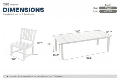 Perli™ Outdoor Dining Set - Table & Chairs