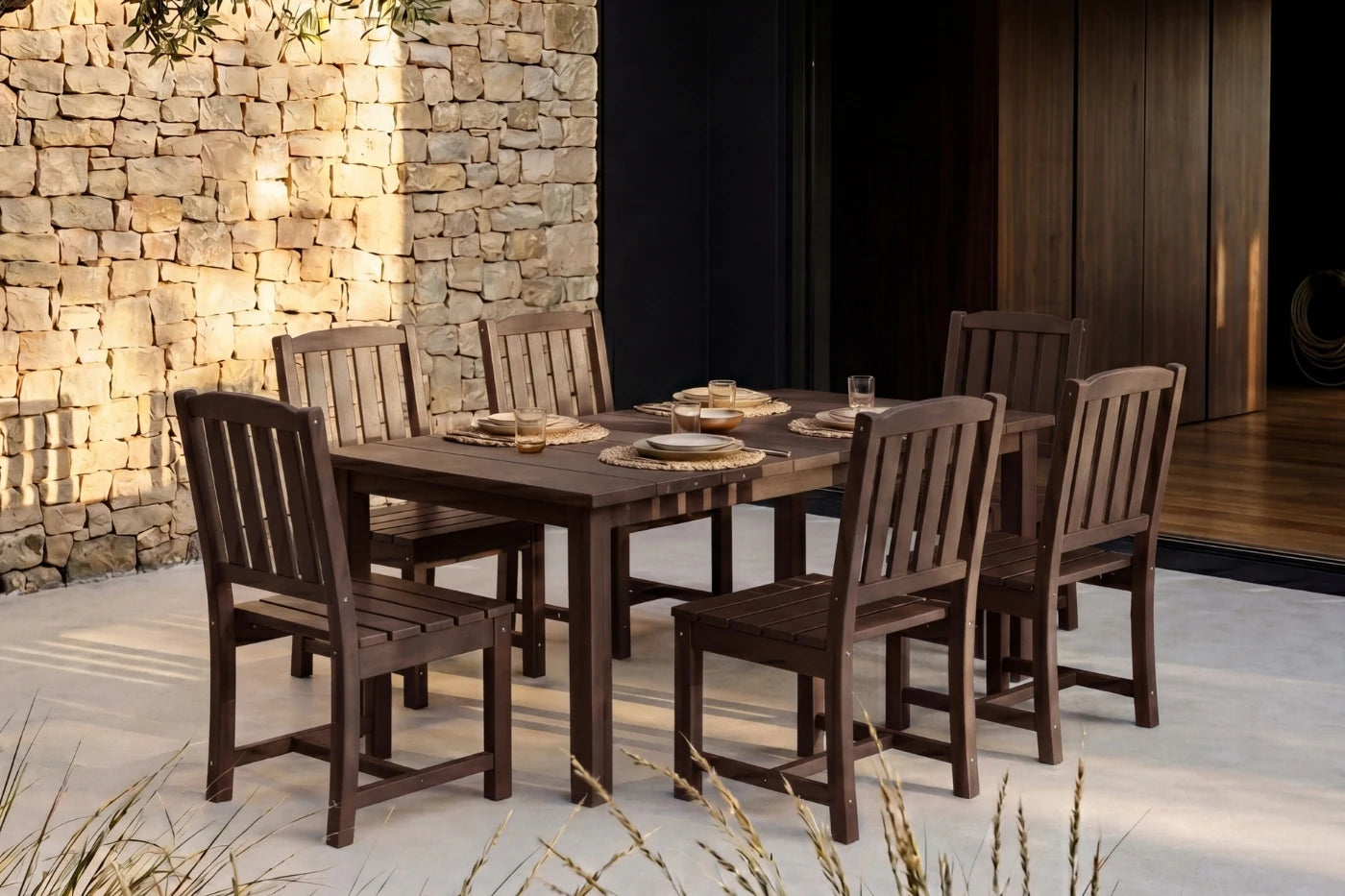 Perli™ Outdoor Dining Set - Table & Chairs