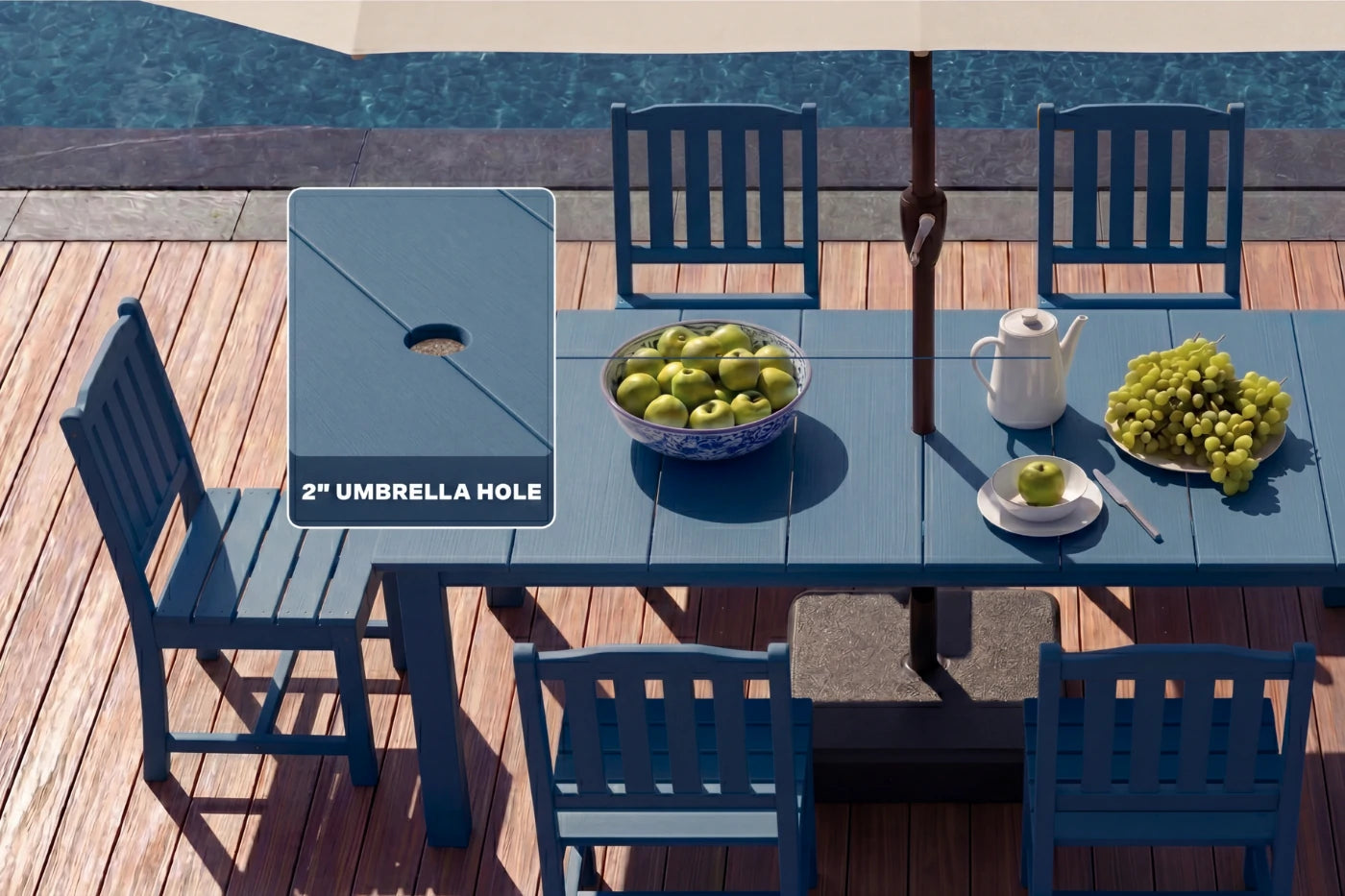 Perli™ Outdoor Dining Set - Table & Chairs