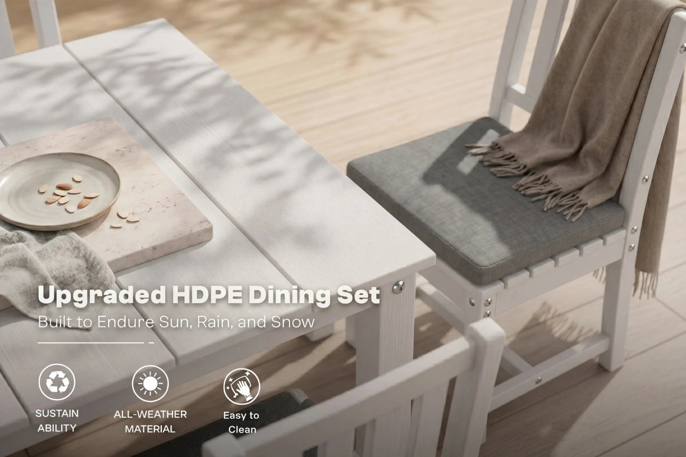 Perli™ Outdoor Dining Set - Table & Chairs