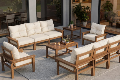 HDPE Sectional Patio Couch Set