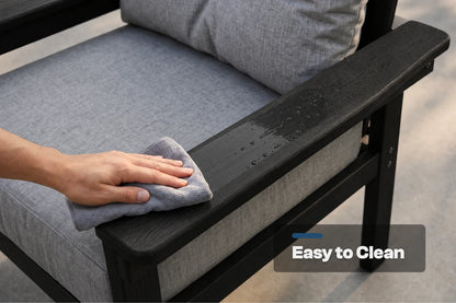 HDPE Sectional Patio Couch Set