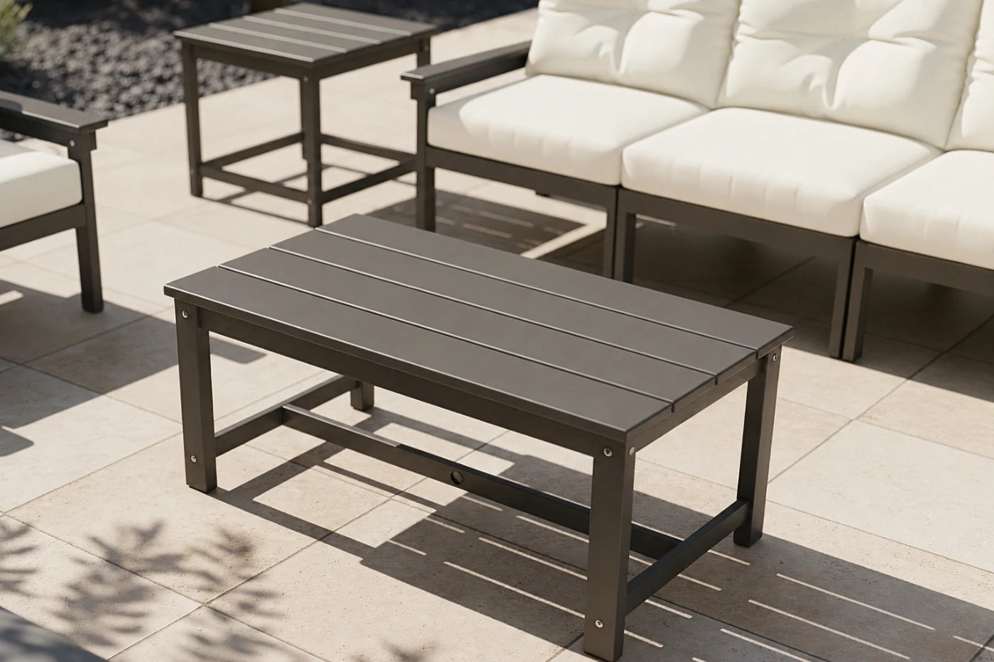 HDPE Sectional Patio Couch Set