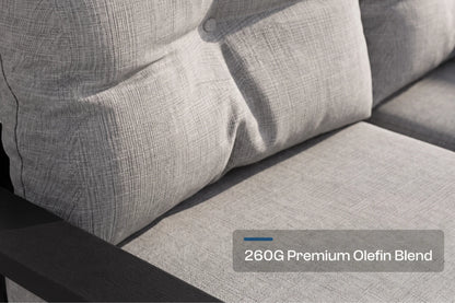 HDPE Sectional Patio Couch Set