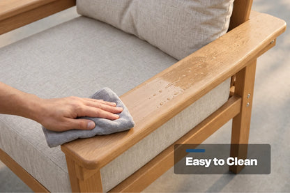HDPE Sectional Patio Couch Set