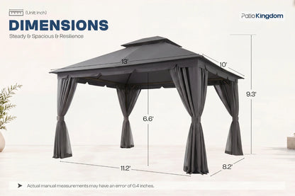 Double Roof Soft Top Gazebo