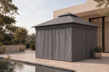 Double Roof Soft Top Gazebo