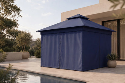 Double Roof Soft Top Gazebo