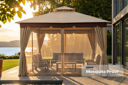 Double Roof Soft Top Gazebo
