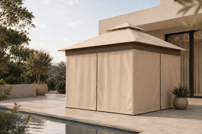 Double Roof Soft Top Gazebo