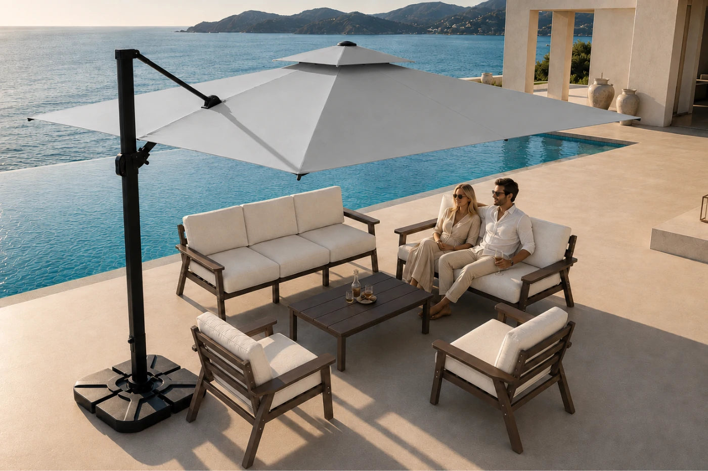 Square Cantilever Umbrella