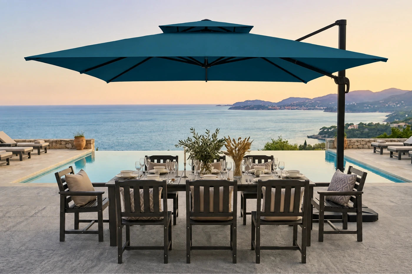 Square Cantilever Umbrella