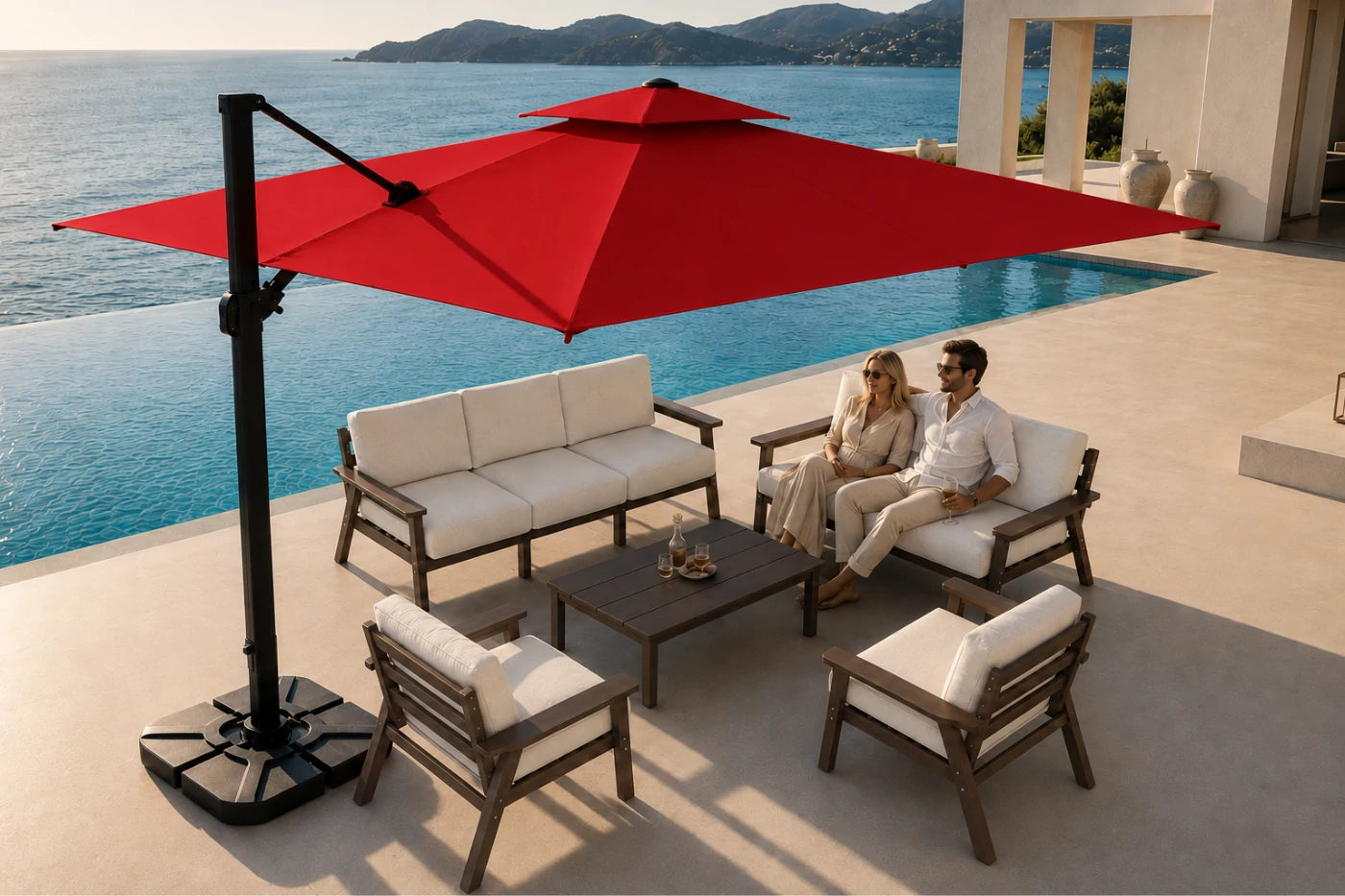 Square Cantilever Umbrella