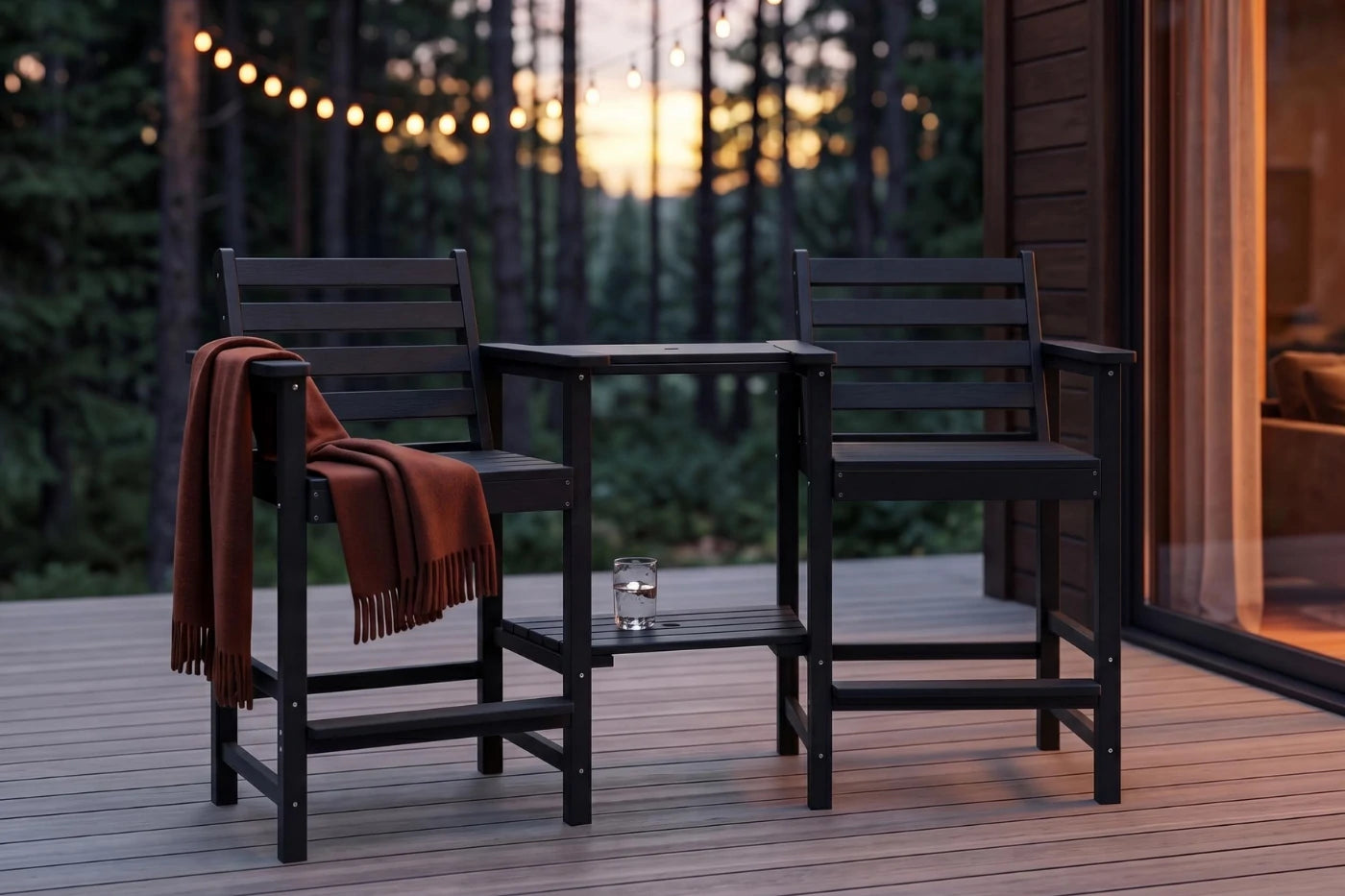 Tall Adirondack Chair Set