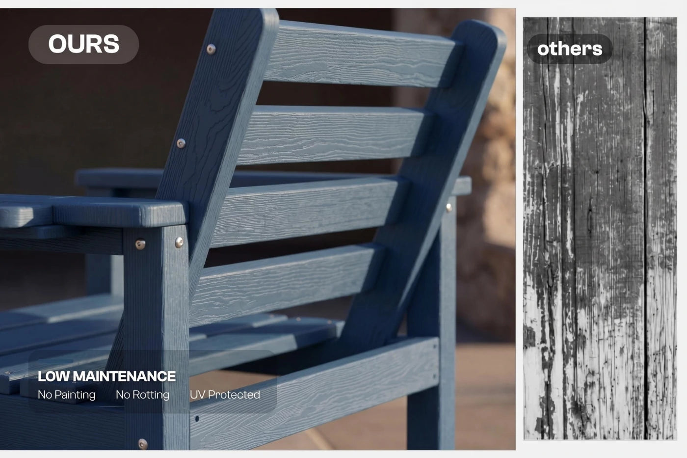 Tall Adirondack Chair Set