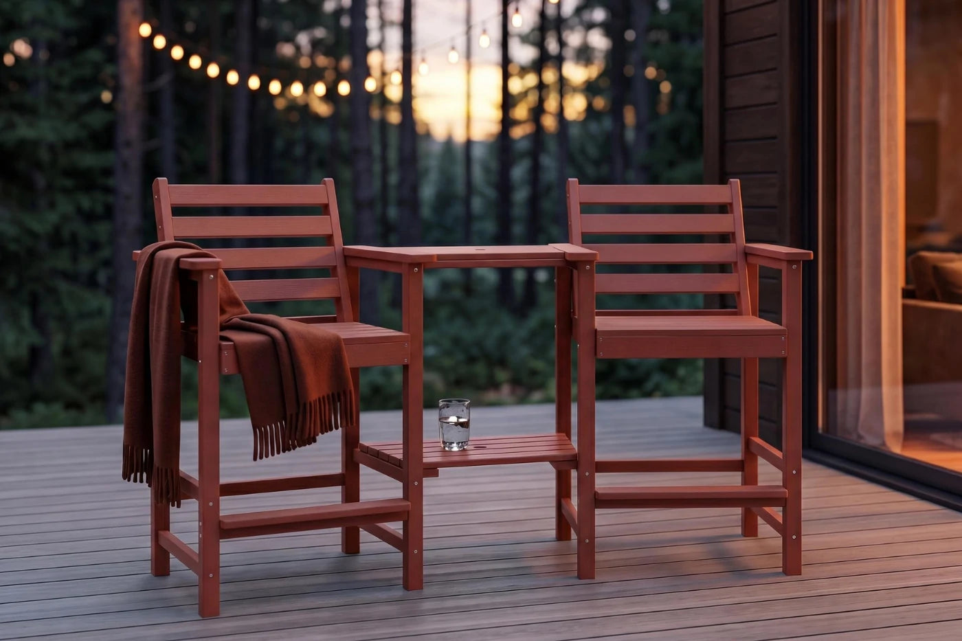 Tall Adirondack Chair Set