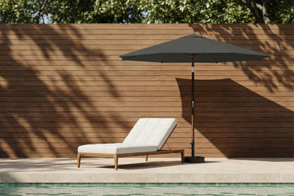 Fiberglass Patio Umbrella - Push Button Tilt