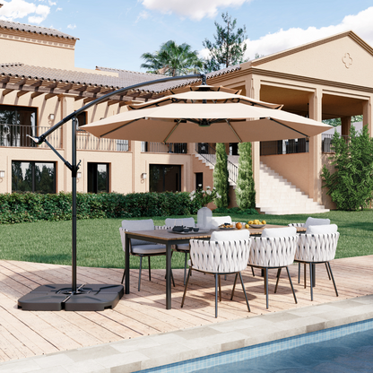 patio kingdom 3tier banana umbrella