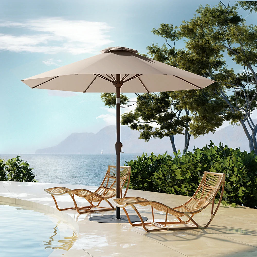 Patio Kingdom outdoor umbrella#color_beige