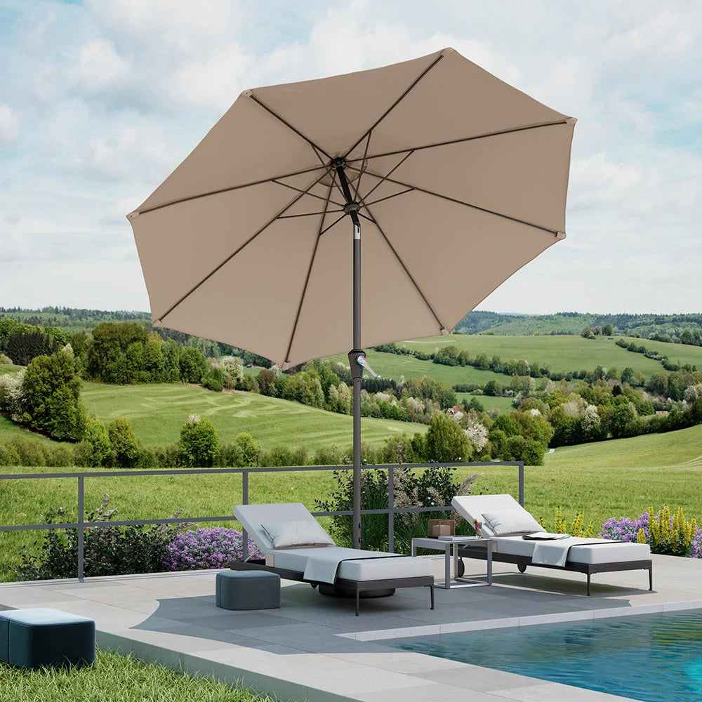 Patio Kingdom outdoor umbrella#color_beige