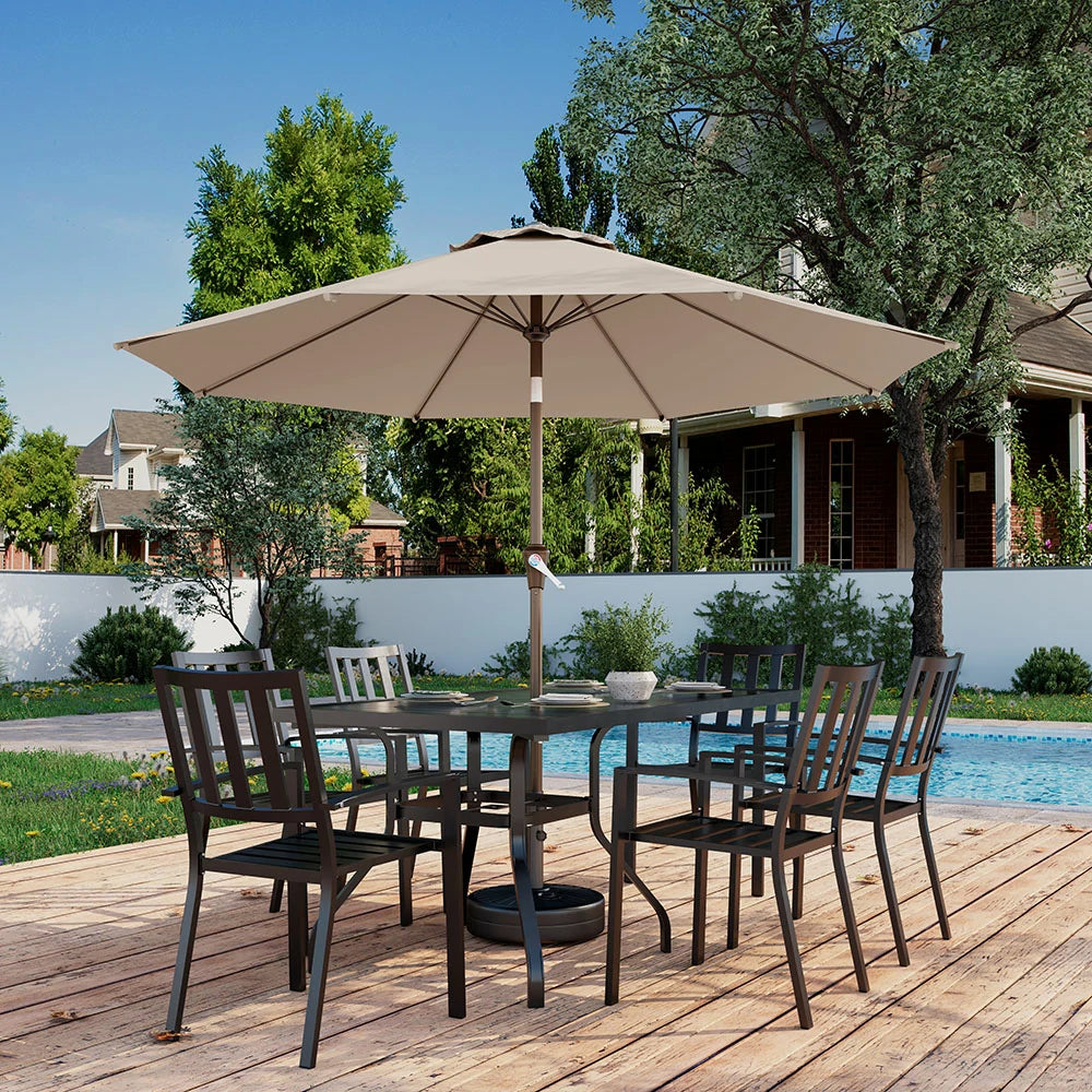 Patio Kingdom outdoor umbrella#color_beige